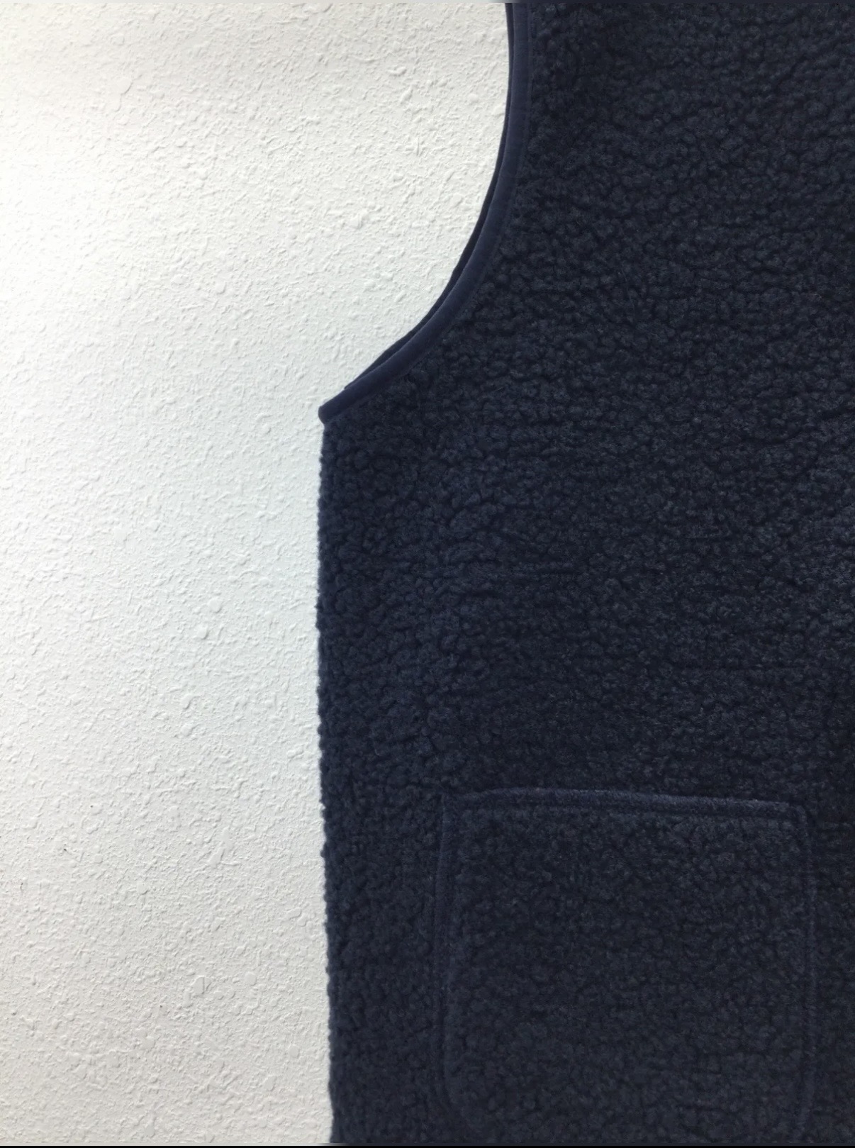 GILET MOUMOUTE SANS MANCHES GRANDE TAILLE MARINE 1