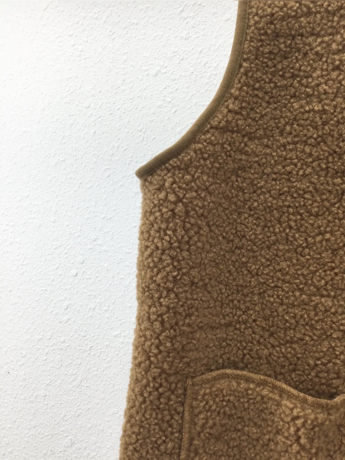 GILET MOUMOUTE SANS MANCHES GRANDE TAILLE CAMEL 1