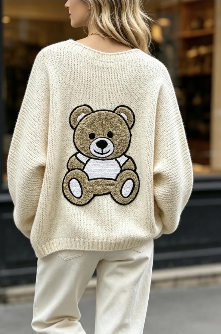 PULL TEDDY ECRU