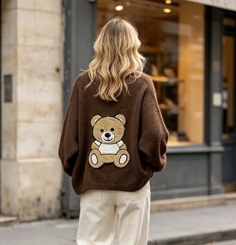PULL TEDDY CHOCOLAT