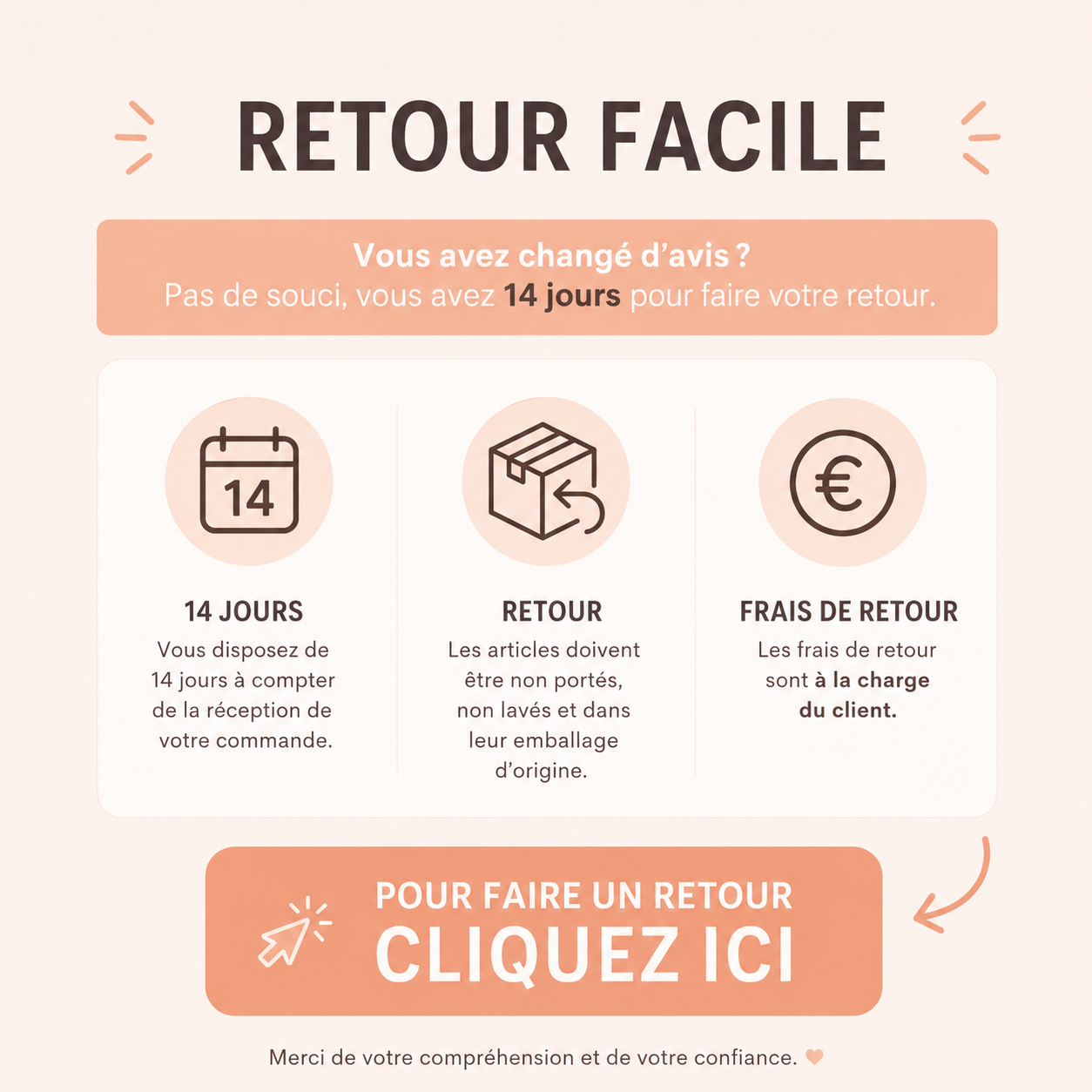retour facile