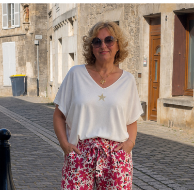 PANTALON MAGIQUE FRAMBOISE 1