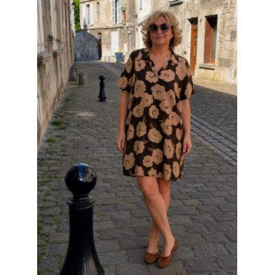 robe-fleurs-izzy-camel-1