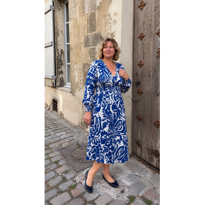 ROBE MAGIQUE BLEU ROI