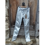 pantalon simili 7187 melly and co silver 3