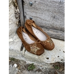 BALLERINES AVEC ETOILE CAMEL 4