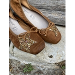 BALLERINES AVEC ETOILE CAMEL 5