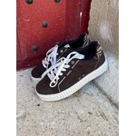 BASKETS VANESSA A LACETS CHOCOLAT - MOOW 6