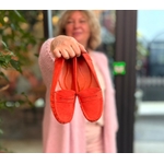 MOCASSINS CONFORT FEMME ORANGE MOOW 5