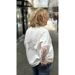 SWEAT T-SHIRT ETOILE DENTELLE BLANC APRIL VINTAGE 4