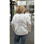 SWEAT T-SHIRT ETOILE DENTELLE BLANC APRIL VINTAGE 5