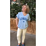 T-SHIRT LE MARAIS BLEU APRIL VINTAGE 3