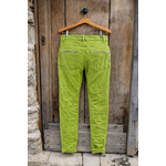 PANTALON 8123 BOUTONS ET ZIP MELLY AND CO VERT POMME 5