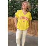 T-SHIRT LE MARAIS APRIL VINTAGE JAUNE 3