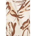BLOUSE BEIGE ET CHOCOLAT GRANDE TAILLE CHRISTY3