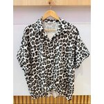 CHEMISE LEO GAZE DE COTTON GRANDE TAILLE