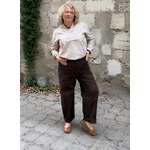 PANTALON BALLON DU 38 AU 48 CHOCOLAT 3