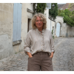 CHEMISE BEIGE ET TAUPE GRANDE TAILLE