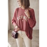 PULL OVERSIZE ICONIC ROSE APRIL VINTAGE