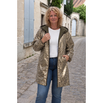 IMPERMEABLE REVERSIBLE KAKI LEOPARD GRANDE TAILLE 1
