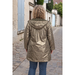 IMPERMEABLE REVERSIBLE KAKI LEOPARD GRANDE TAILLE 2