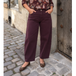 BLOUSE IMPRIME BOHEME GRANDE TAILLE BORDEAUX