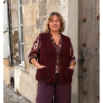 GILET MOUMOUTE GRANE TAILLE BORDEAUX 1