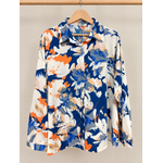 CHEMISE BLEU ROI ET ORANGE MAELLE