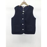 GILET MOUMOUTE SANS MANCHES GRANDE TAILLE MARINE
