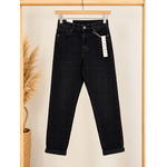 PANTALON MOM FIT DU 36 AU 46 NOIR REDBERRY