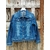 veste en jean délavée grande taille 2