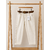 PANTALON MUM FIT ECRU CEINTURE TAUPE