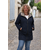 IMPERMEABLE REVERSIBLE MARINE LEOPARD GRANDE TAILLE 2