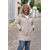 IMPERMEABLE REVERSIBLE CREME LEOPARD GRANDE TAILLE