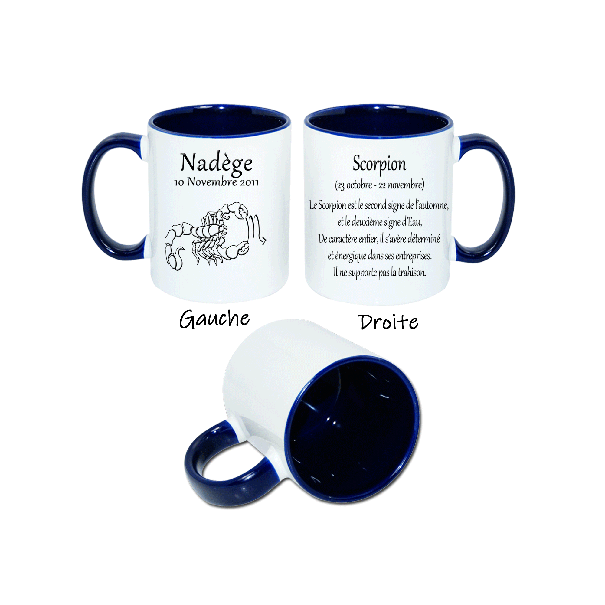 mug-texticadeaux-bleu-marine-astrologie-zodiaque-scorpion-personnalise-personnalisation-personnalisable-date-naissance-prenom-nadege