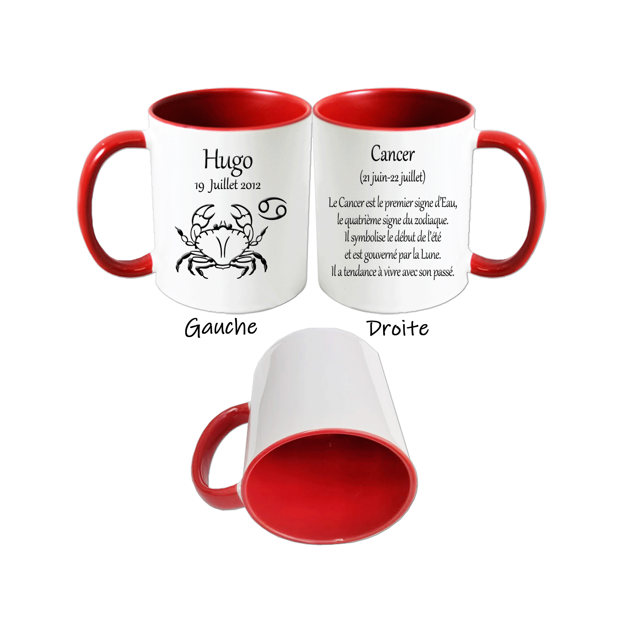 mug-texticadeaux-rouge-astrologie-zodiaque-cancer-personnalise-personnalisation-personnalisable-date-naissance-prenom-hugo