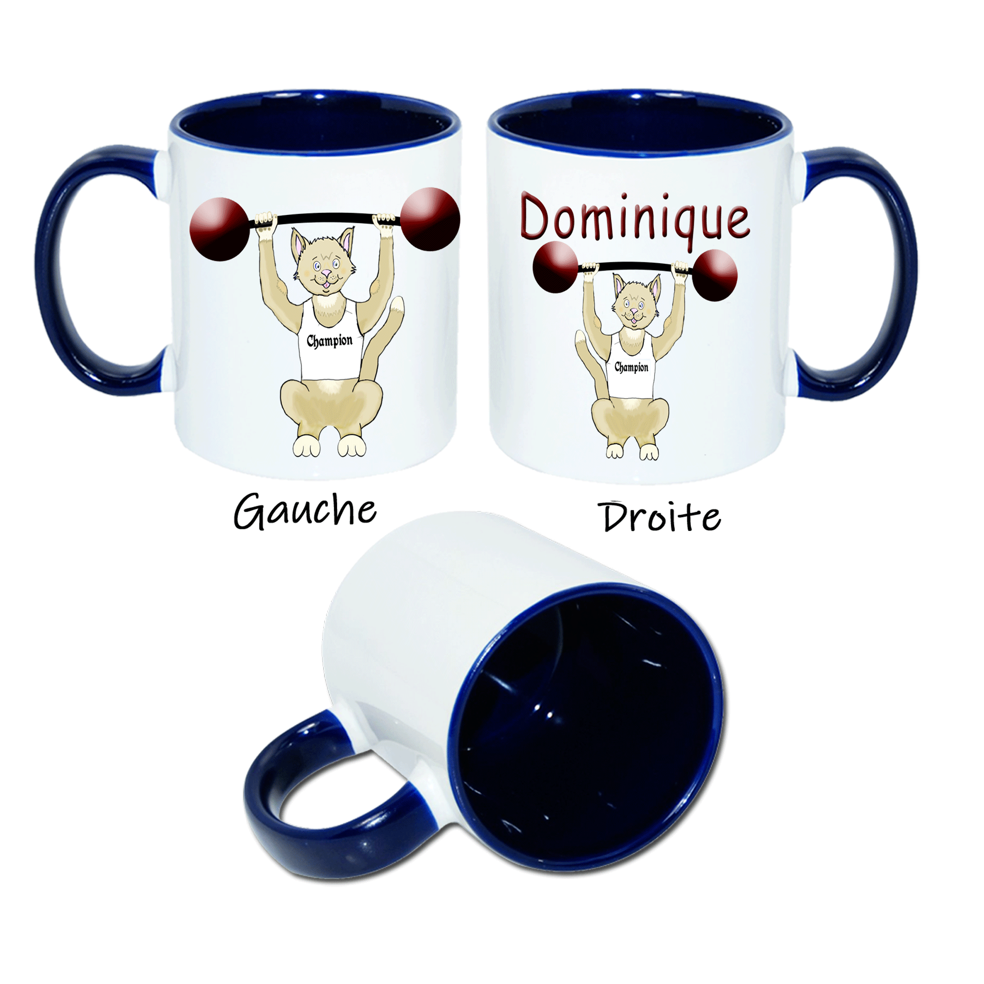 mug-chat-prenom-personnalisable-personnalisation-personnalise-bleu-marine-ceramique-animal-mammifere-sport-halteres-dominique