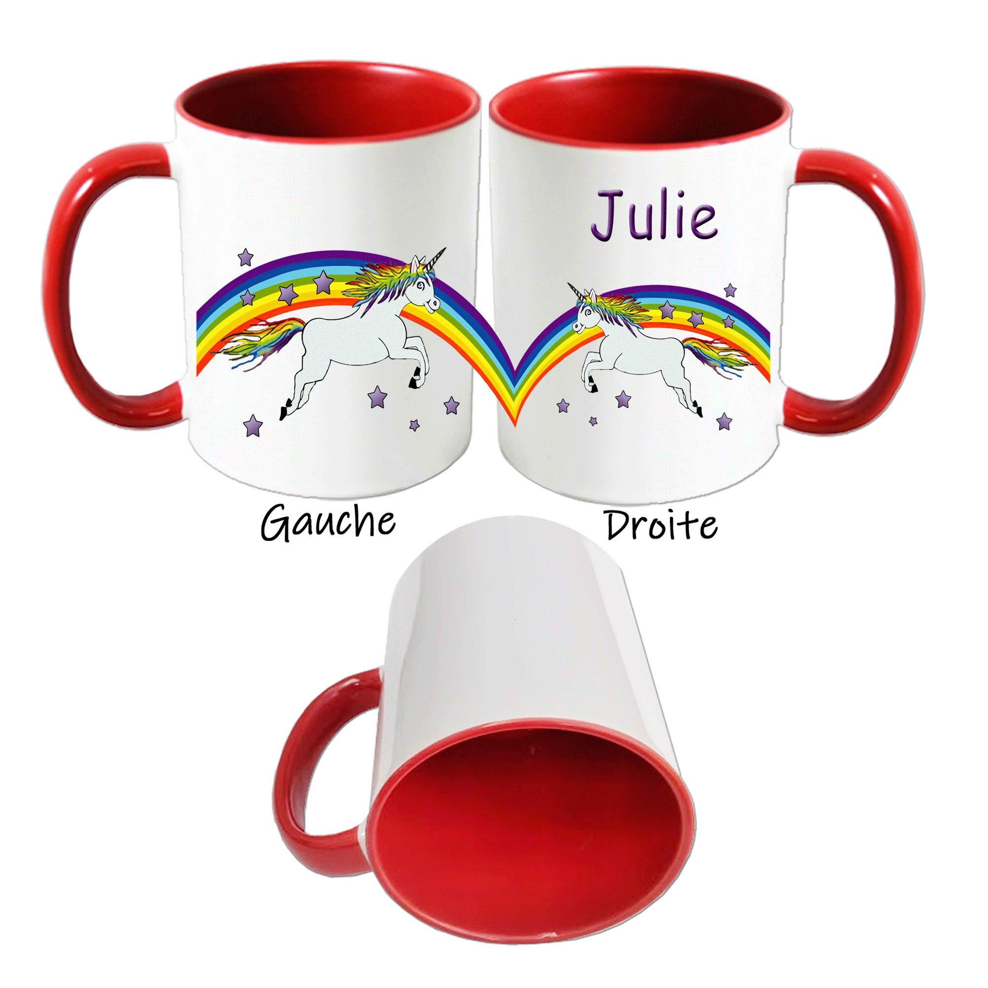 mug-licorne-prenom-personnalisable-personnalisation-personnalise-rouge-ceramique-corne-arc-en-ciel-animal-fantastique-conte-legende-julie
