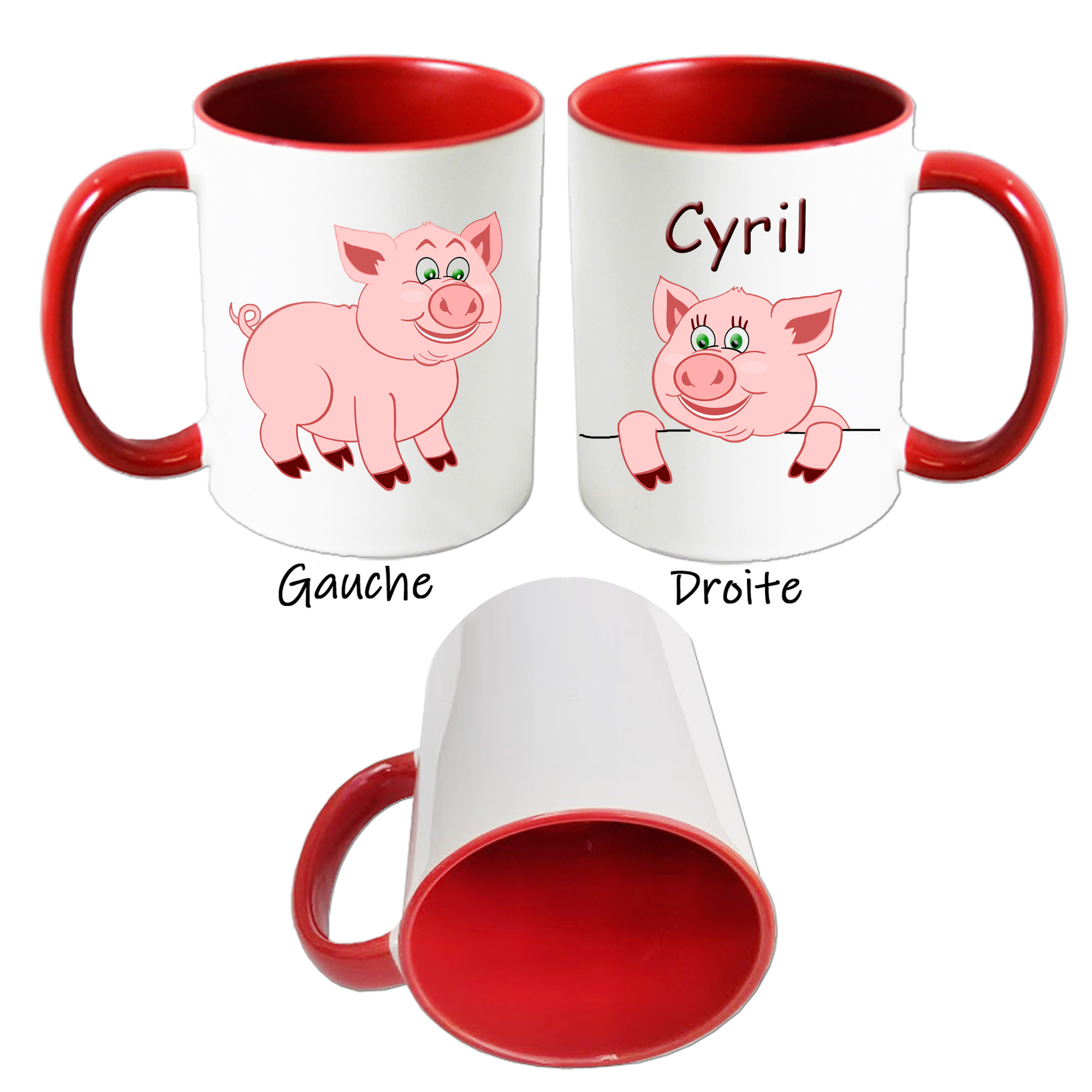 mug-tete-cochon-rouge-personnalisable-texticadeaux-personnalisation-personnalise-ceramique-tasse-animal-ferme-cochonou-truie-mammifère-nature-champs-prenom-cyril