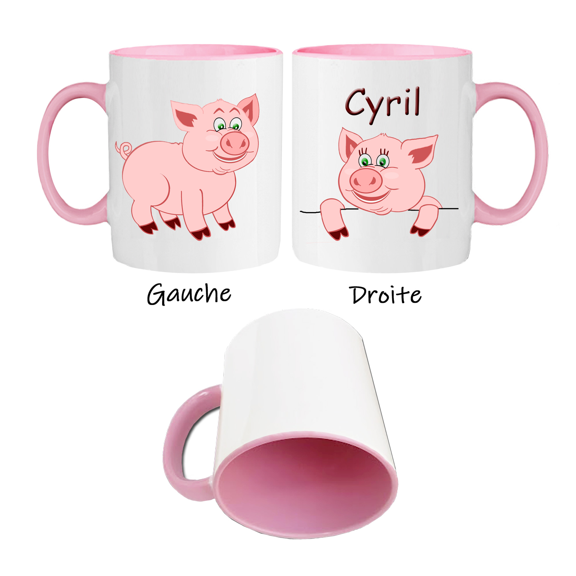 mug-tete-cochon-rose-personnalisable-texticadeaux-personnalisation-personnalise-ceramique-tasse-animal-ferme-cochonou-truie-mammifère-nature-champs-prenom-cyril