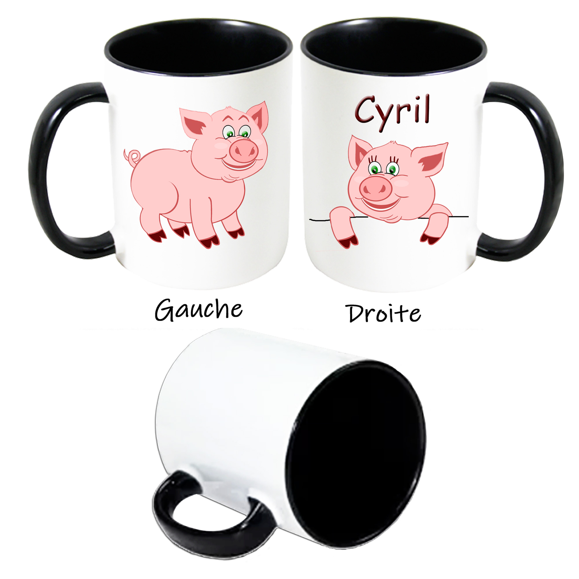 mug-tete-cochon-noir-personnalisable-texticadeaux-personnalisation-personnalise-ceramique-tasse-animal-ferme-cochonou-truie-mammifère-nature-champs-prenom-cyril