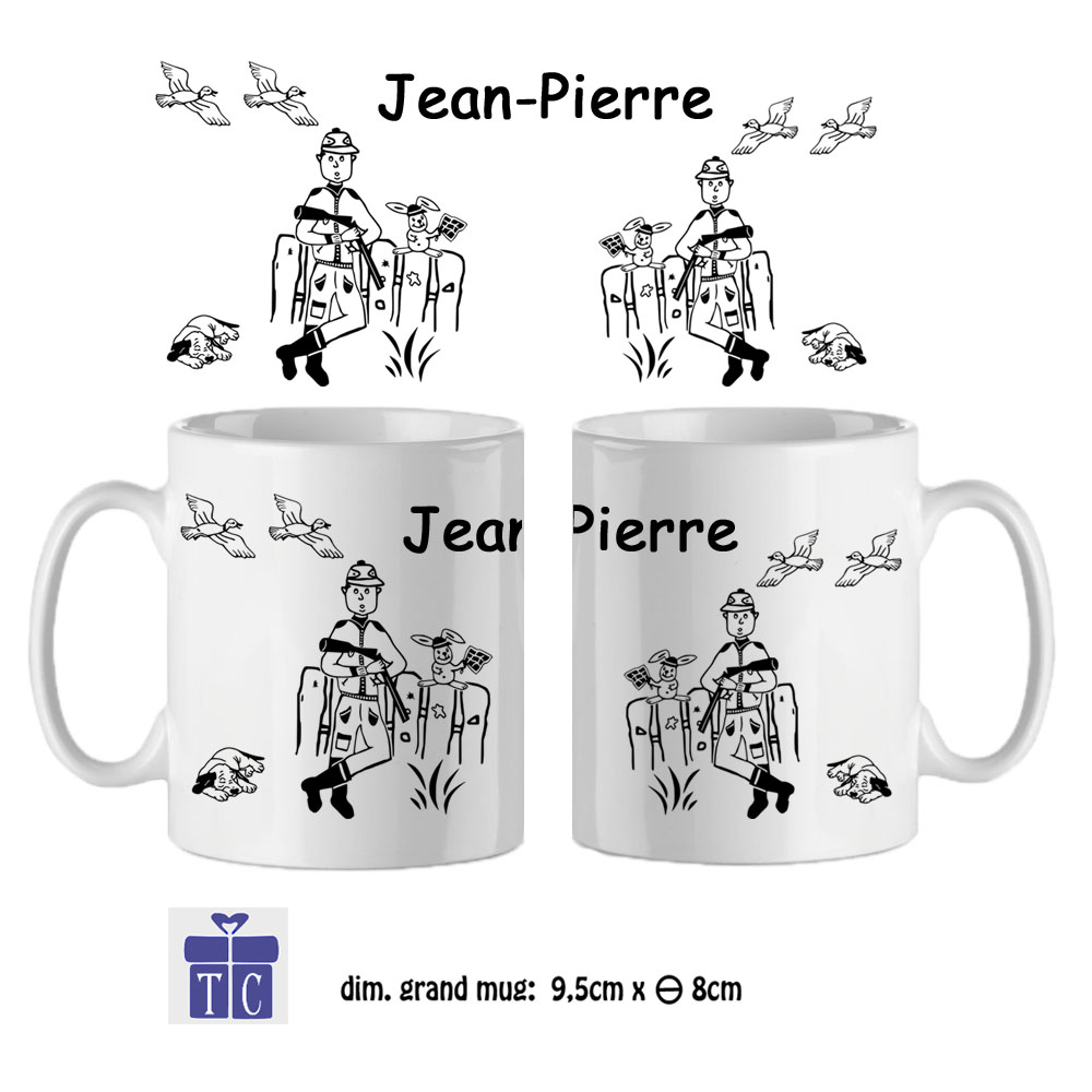 Mug Chasse à personnaliser