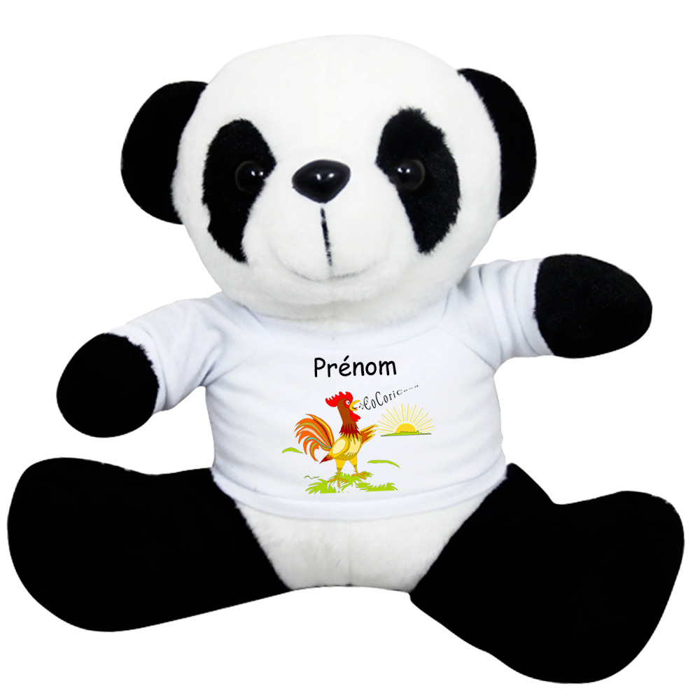 panda-coq-peluche-personnalisable-doudou-teeshirt-prenom-texticadeaux
