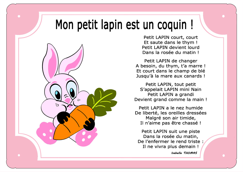 plaque-tour-rose-lapin-coquin-animal-oreilles-personnaliser-prenom-texte-poeme-texticadeaux