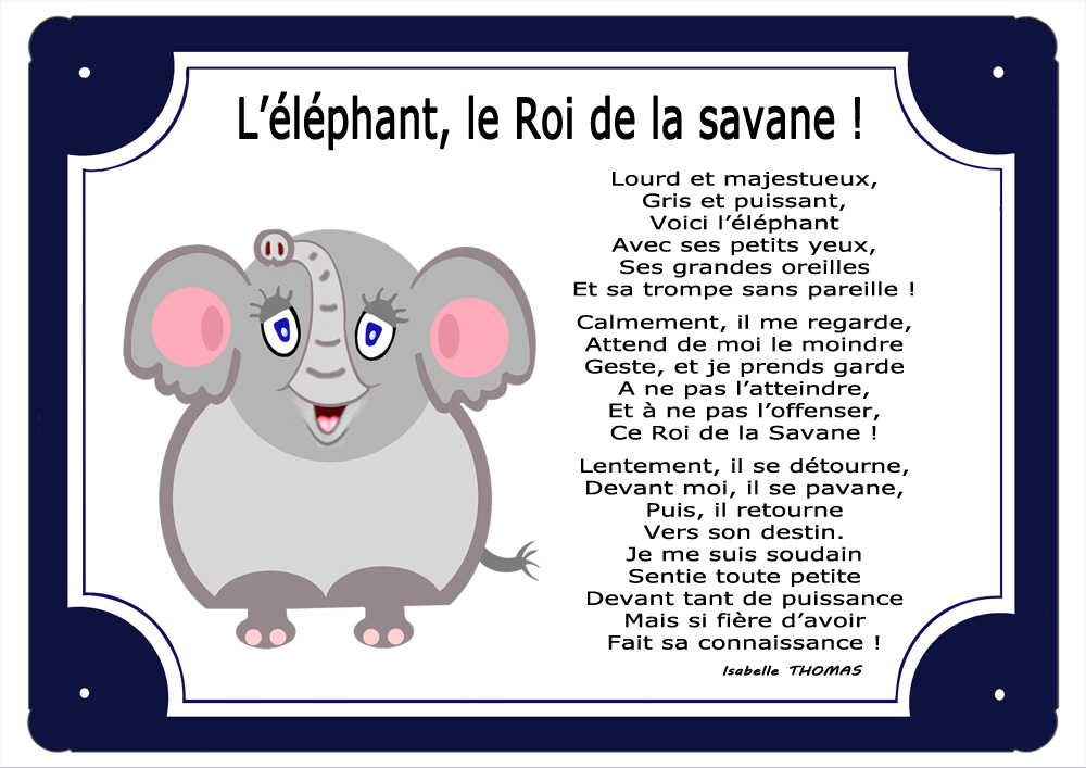 plaque-bleu-elephant-savane-jungle-animal-trompe-personnaliser-prenom-texte-poeme-texticadeaux