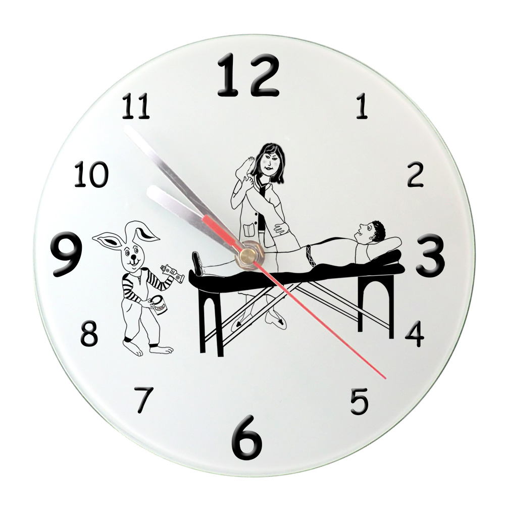 horloge-kinesitherapeute-femme-masseuse-medical-paramedical-texticadeaux-pendule-montre-heure