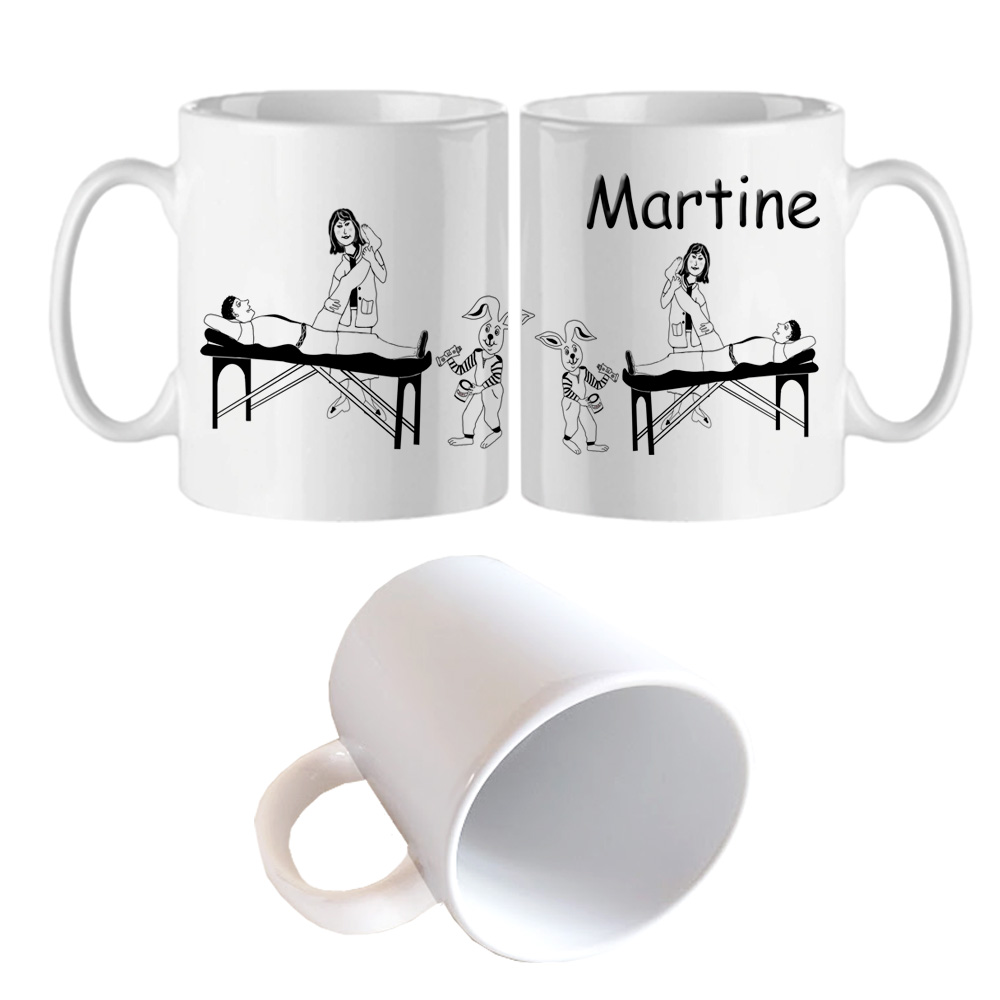 Cadeau médecin - mug personnalisé pour médecin modèle femme