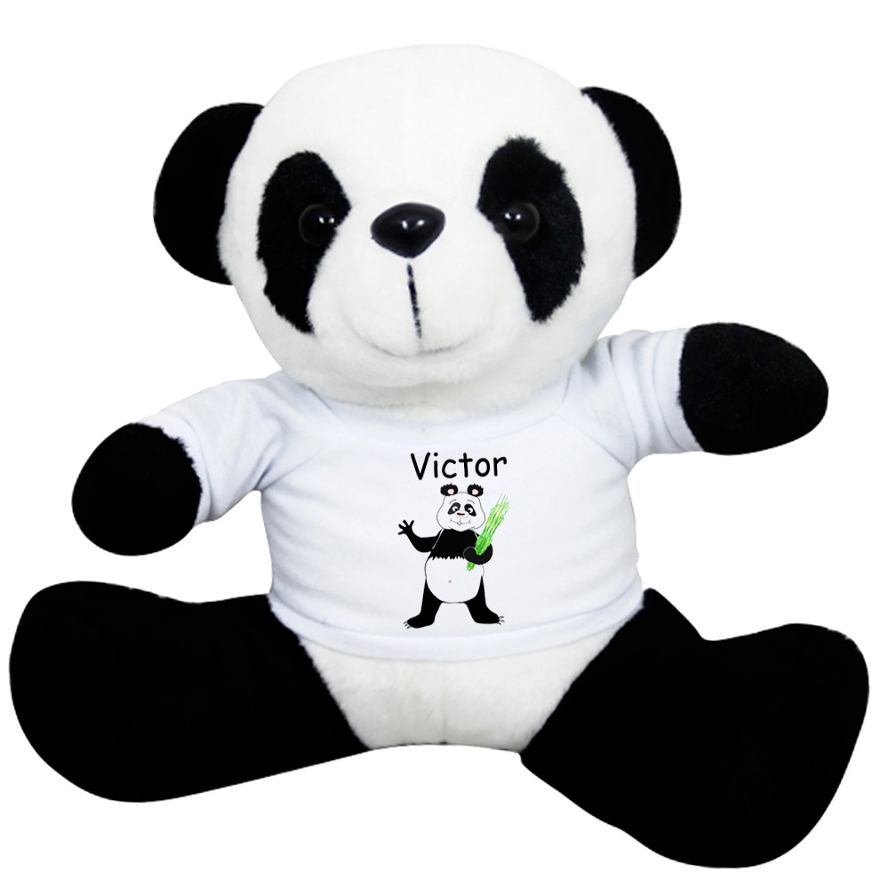 Peluche Panda Tshirt panda à personnaliser