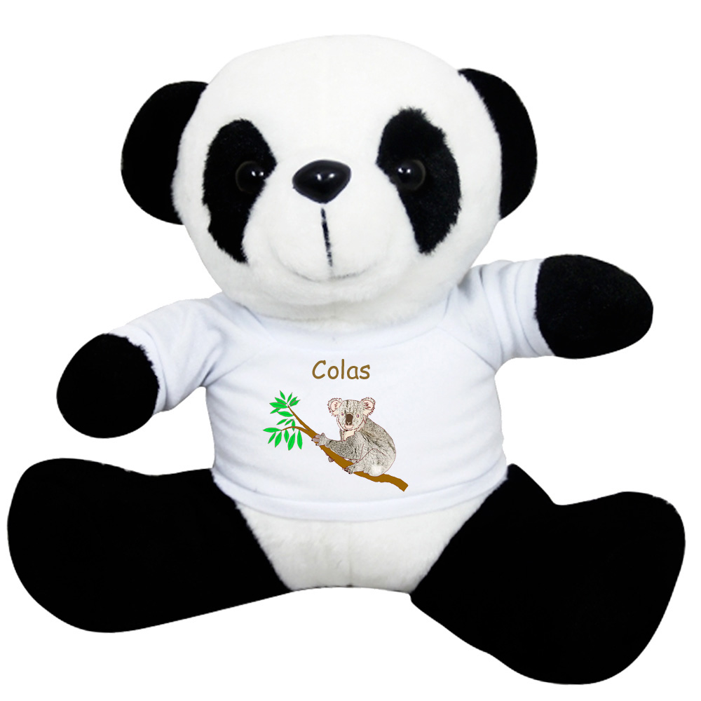 Peluche Panda Tee shirt Koala à personnaliser
