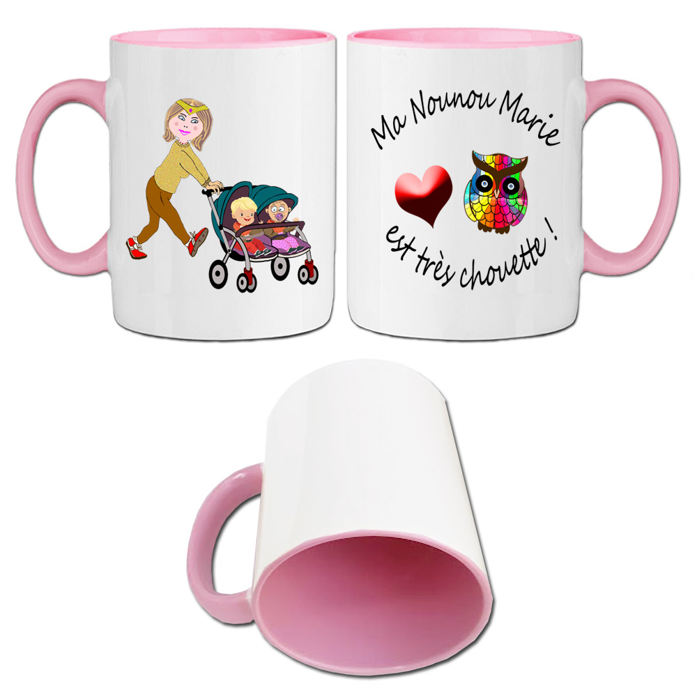 Mug Nounou personnalisable - La petite boutique à Clic